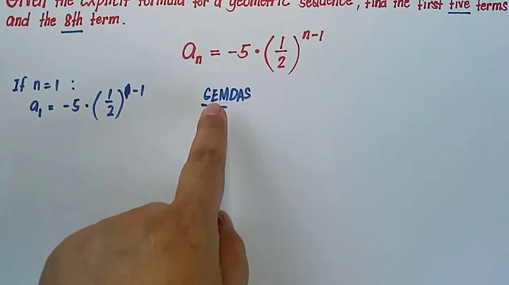 Grade 10 | How To Find Terms Of A Geometric Sequence | Tutor Marife