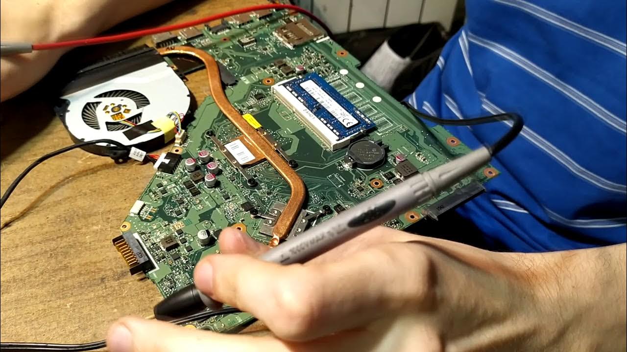 #КиберВнук Как разобрать и собрать ноутбук ASUS X751MA - YouTube