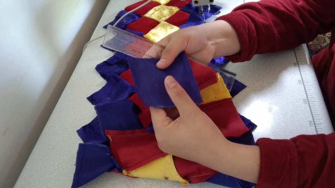 Шаршы құрақ Шахмат құрақ кубики по касой