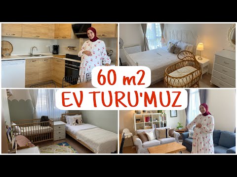 EV TURU 🏡 | 60 m2 2+1 Amerikan Mutfak evimiz