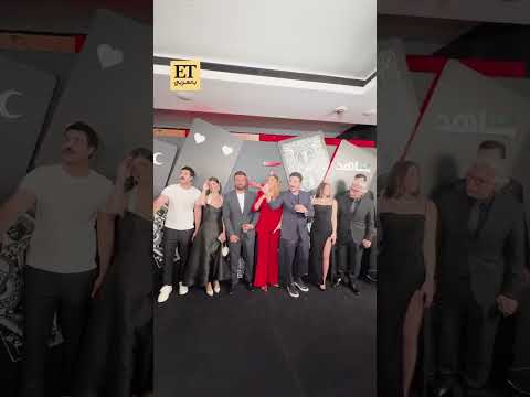 نجوم مسلسل آسر يحتفلون بعيد ميلاد زينة مكي خلال إطلاق العمل في دبي