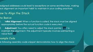 Understanding Aligning the Stack in Assembly: A Guide to Stack Alignment in x86-64