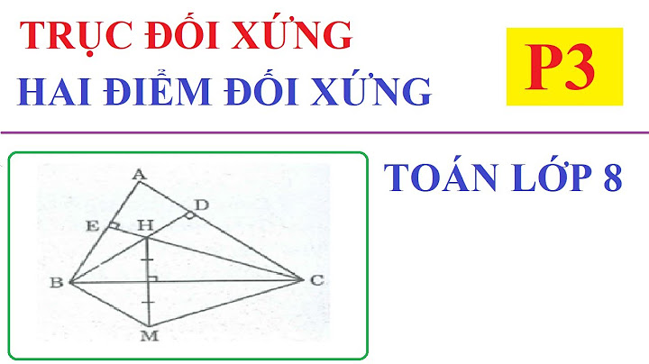 Sách bài tập toán 8 đối xứng trục năm 2024