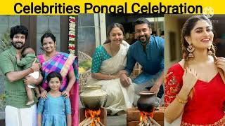 Celebrities Pongal Celebration, Surya Jothika, Karthick Sivakumar, Sivakarthikeyan, Shivani Narayan