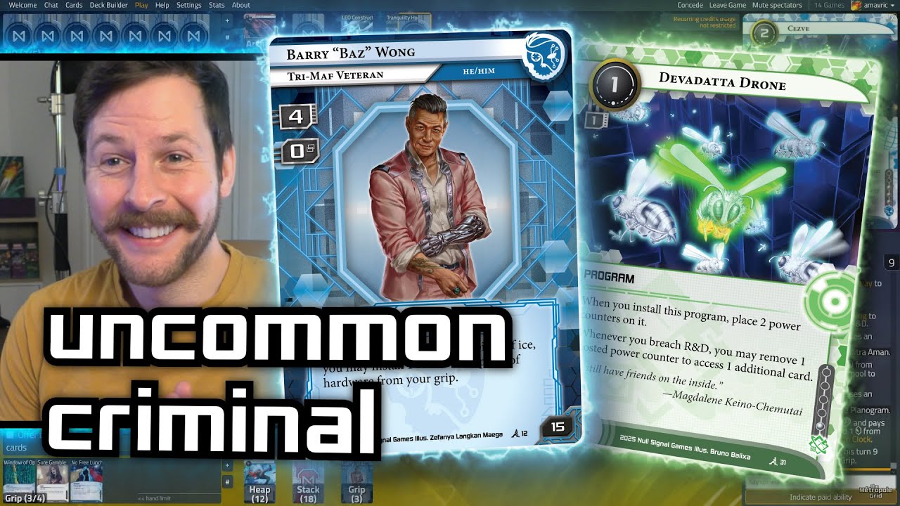 Uncommon Criminal - Netrunner // LIVE