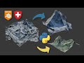 Automate BlenderGIS with Python on Swisstopo data