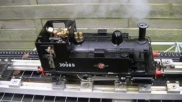 Accucraft LSWR B4 Steamtesting
