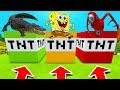 Minecraft PE : DO NOT CHOOSE THE WRONG TNT! (Alligator, Spongebob  & Po Slendytubbies)