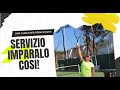 TENNIS-SERVIZIO IMPARALO COSI!!