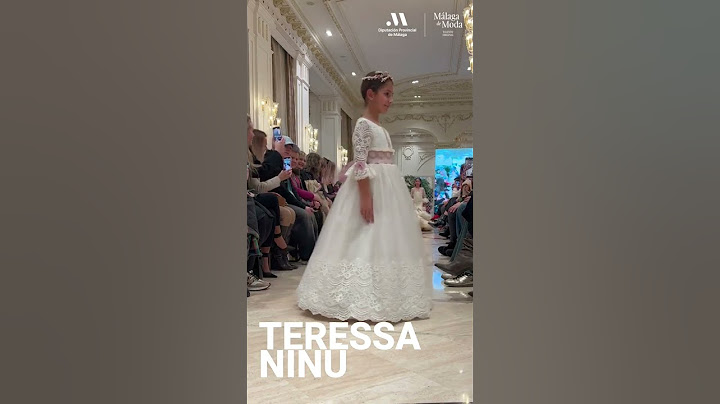 5 vestidos de comunión de Teressa Ninú