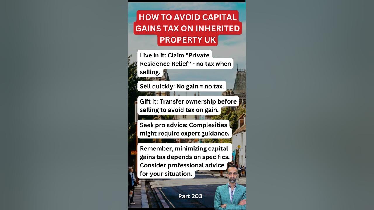 How to avoid capital gains tax on inherited property UK? YouTube