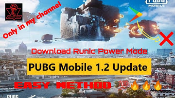How to download 1.2 Update in Pubg 😍pubg mobile pubg unban in india