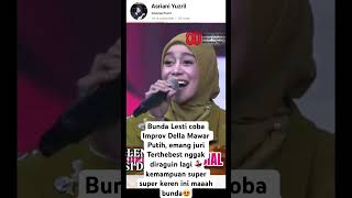 Bunda Lesti super keren mencoba Improv dari Della mawar putih #leslar #lestikejora #trending
