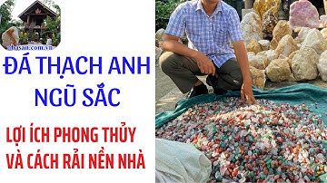Đá Thạch Anh Vụn Ngũ Sắc Lợi Ích Phong Thủy Và Cách Rải Nền Nhà