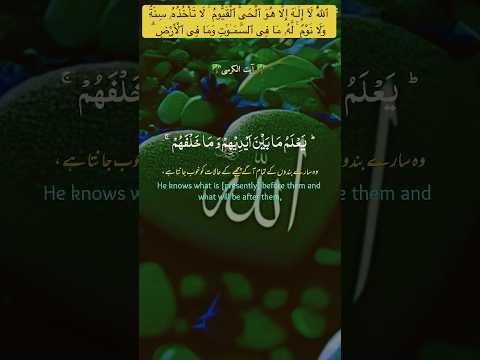 ٱلل ه ل آ إ ل  ه إ ل ا ه و ٱل ح ى ٱل ق ي وم ل ا ت أ خ ذ ه ۥ س ن ة و ل ا 