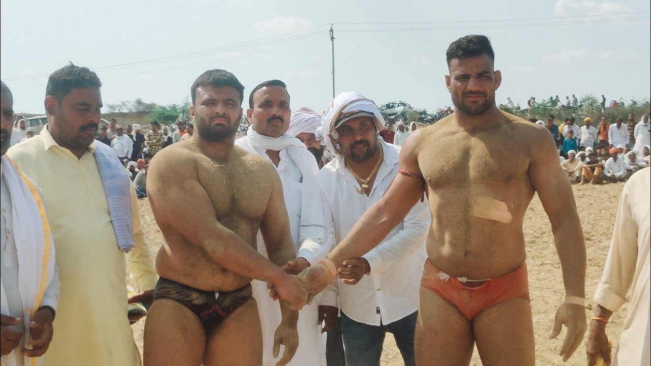 हरेंद्र पहलवान रसीलपुर राजस्थान vs जयदीप पहलवान चक शेरपुर गोहद भिंड केसरी#chambal_wrestling