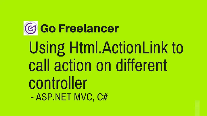 Using Html ActionLink to call action on different controller asp net mvc