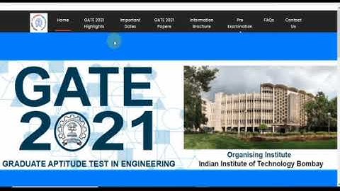 gate 2021 online form, gate 2021 form, how to fill gate 2021 online form, how to apply gate form2021