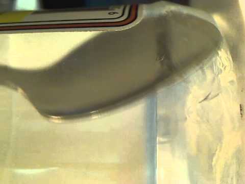 Glucose syrup and water in process of mixing