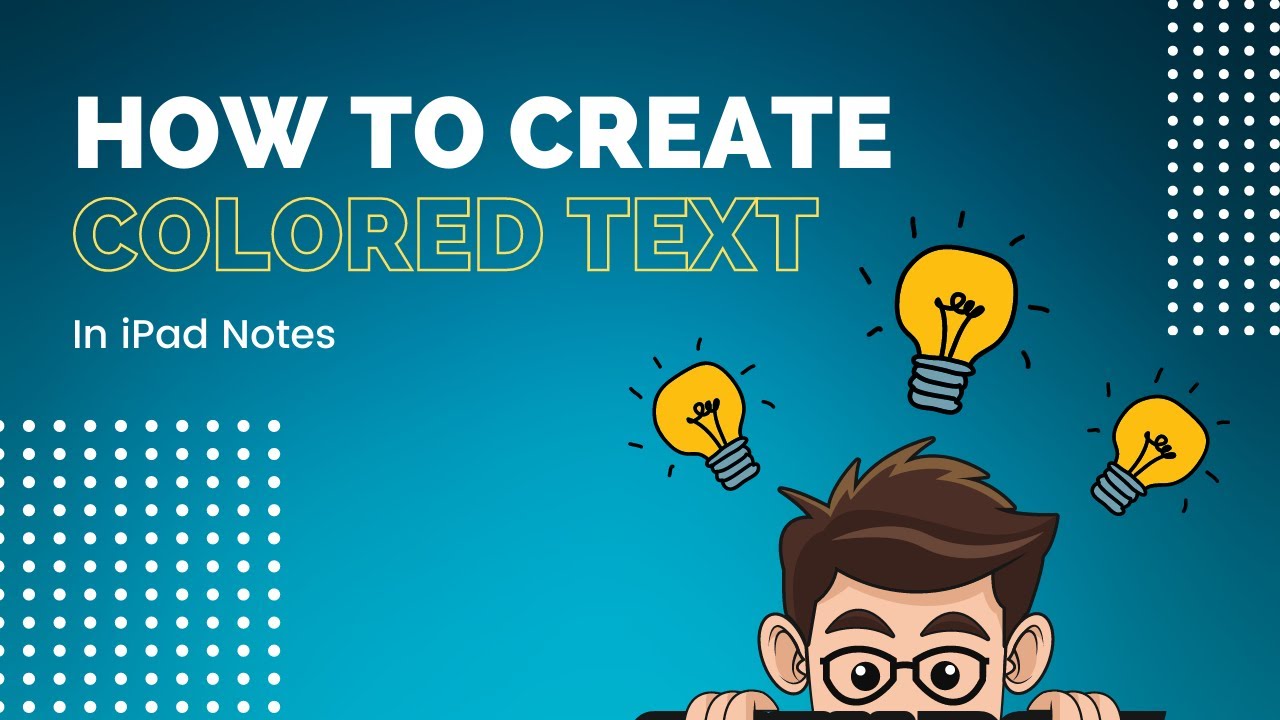 How To Color Text In Ipad Notes