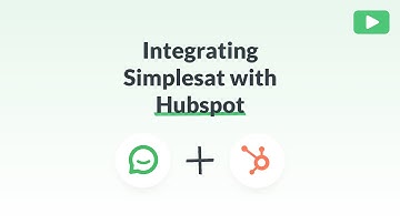 How Simplesat integrates with HubSpot