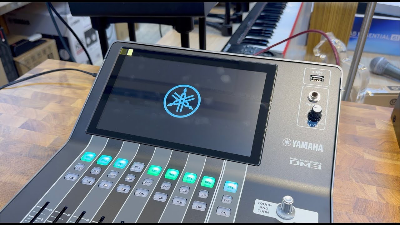 Yamaha DM3 dante + TIO1608D2  기본설정과 연결방법 안내