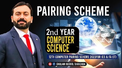 Pairing Scheme | 12th Computer Pairing Scheme 2023