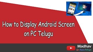 Do you know how to display android screen on pc? it is very easy place
our in desktop by using visor app. vyse gives capture sc...