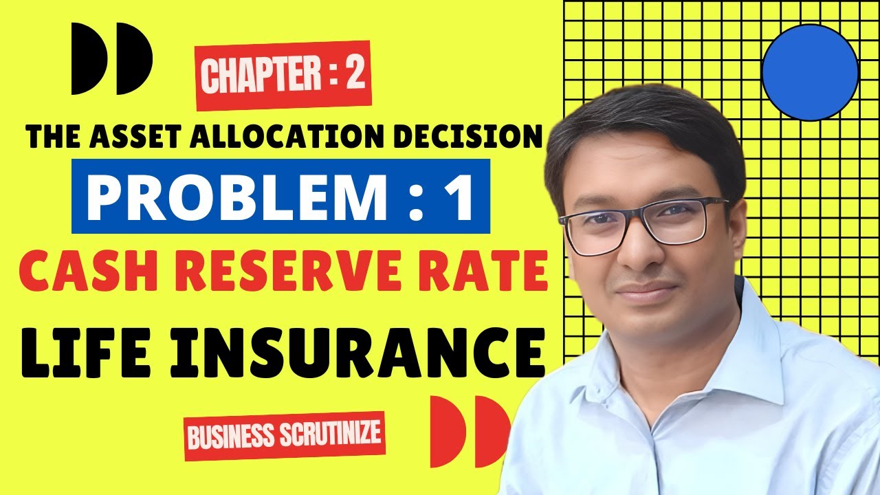 Problem 1 | Chapter 2 | The Asset Allocation Decision | Cash Reserve ...