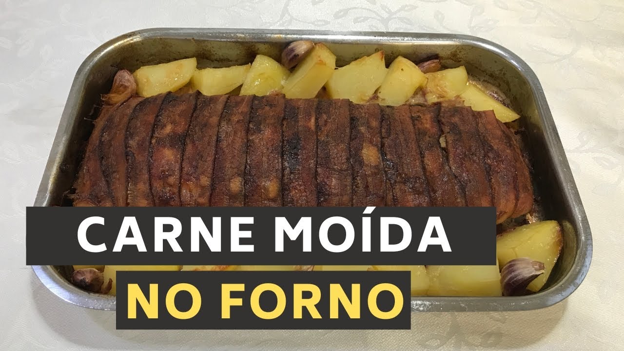Carne Moída Assada No Forno Com Bacon e Batatas Delícias da Eleni YouTube