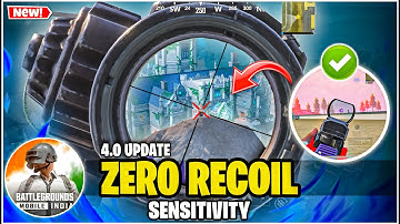 New BGMI 4.0 Sensitivity Settings 👻 Best Zero Recoil Control for All Devices | Full GUIDE 2025 Mew2.