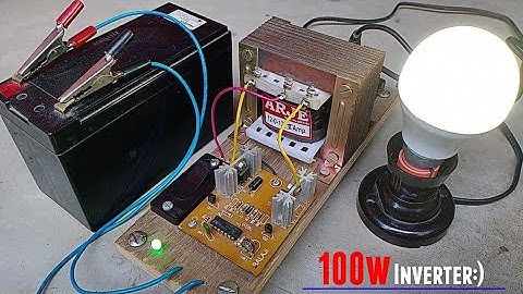 How To Make A Inverter | 100W Inverter | Sinewave Inverter !