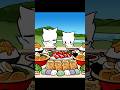 Speed-Eating Kumamoto Food Race! 🐻 Eat Big & Save Kumamoto! #challenge #cats #anime