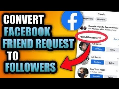 HOW TO CONVERT FRIENDS REQUEST  TO FOLLOWERS ON FACEBOOK | FACEBOOK FOLLOWERS SETTINGS