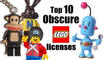 Top 10 Obscure LEGO Licensed Themes!