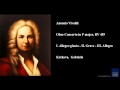 Miniature de la vidéo de la chanson Oboe Concerto In F Major, Rv 455: I. Allegro Giusto
