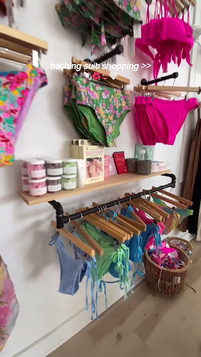 shopping for bathing suits! #beach #bathingsuit #shopping #fyp #shorts