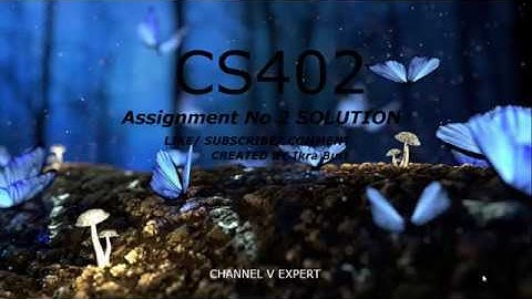 CS402-Theory of Automata Assignment No 2 Solution Winter Fall 2019