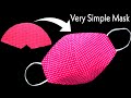 😷Very Easy New Style Pattern Mask😷 - Face Mask Sewing Tutorial - Anyone Can Make This Mask Easily😷