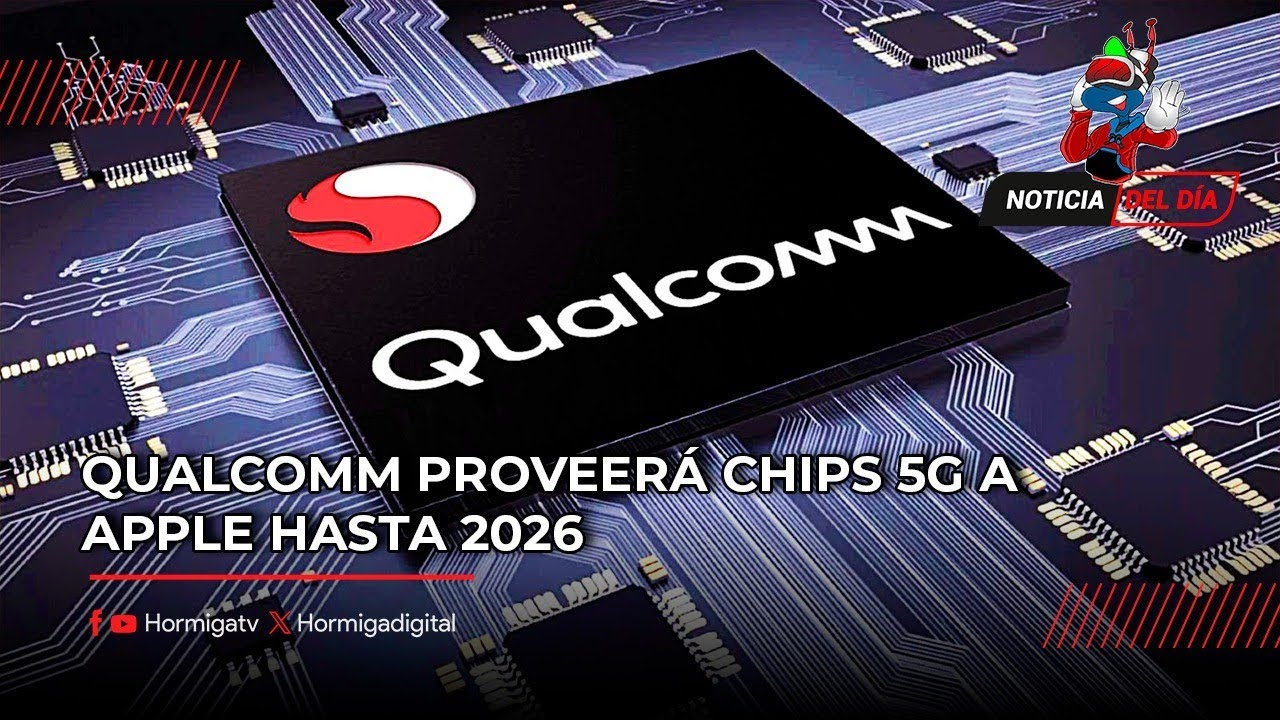 QUALCOMM PROVEERÁ CHIPS 5G A APPLE HASTA 2026 - YouTube