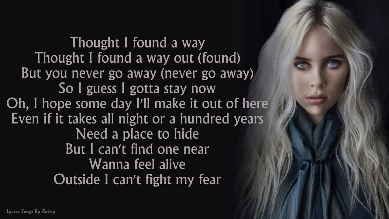 Billie Eilish - Lovely #Lyrics #Tradução #Tipografia #NetoSong #MoodOf