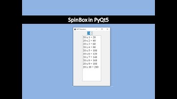 SpinBox in PyQt5