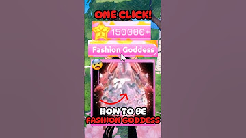 HOW TO BE FASHION GODDESS WITH JUST ONE CLICK IN DTI #roblox #dti #dresstoimpress #shorts