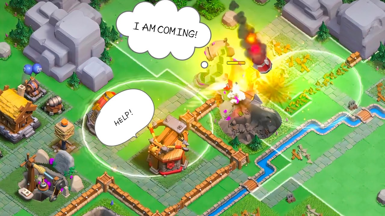 How to 3 star Golem quarry base in two attacks😈😈😈