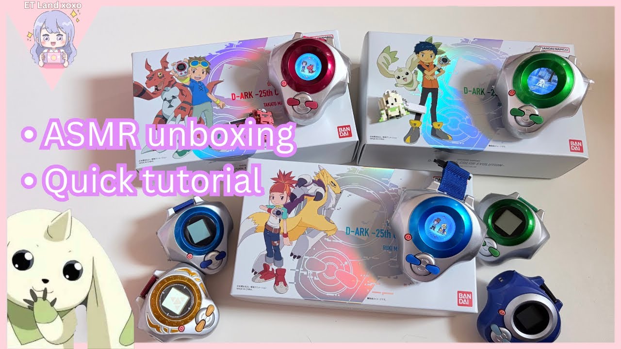 D-Ark - 25th Color Evolution - ASMR unboxing and quick tutorial