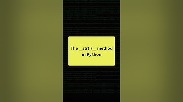 The __str( )__ method for class in Python #pythonshot #python3 #coding #shortvideo #shorts #short