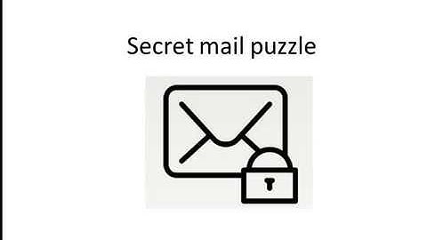 24 Standard Interview Puzzles - Secret Mail Puzzle