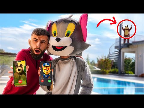 عصابة بودي الشرير و الدب وتوم الأشرار و المهرج إقتحموا بيتي و خطفوا ماشا😱😥 ( لكن اللي صار مع جيري..)