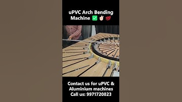 uPVC Arch Bending Machine