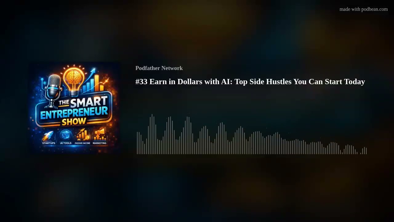 #33 Earn in Dollars with AI: Top Side Hustles You Can Start Today